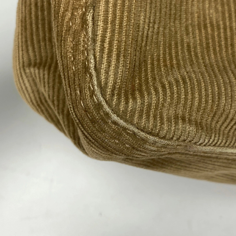 Fendi Zucca Logo Handbag Corduroy Brown - Picture 3 of 7